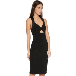 Alice + Olivia dresses | Hera Cutout Dress black mid length size 2